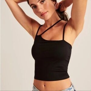 Abercrombie & Fitch - Asymmetrical Black Top